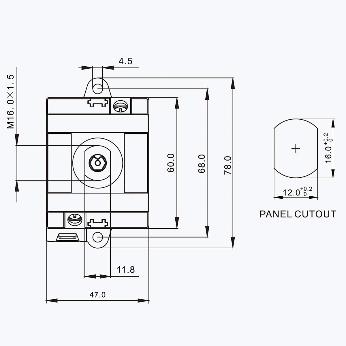 DC Isolator Switch, 1500V, Pack of 2 X47812