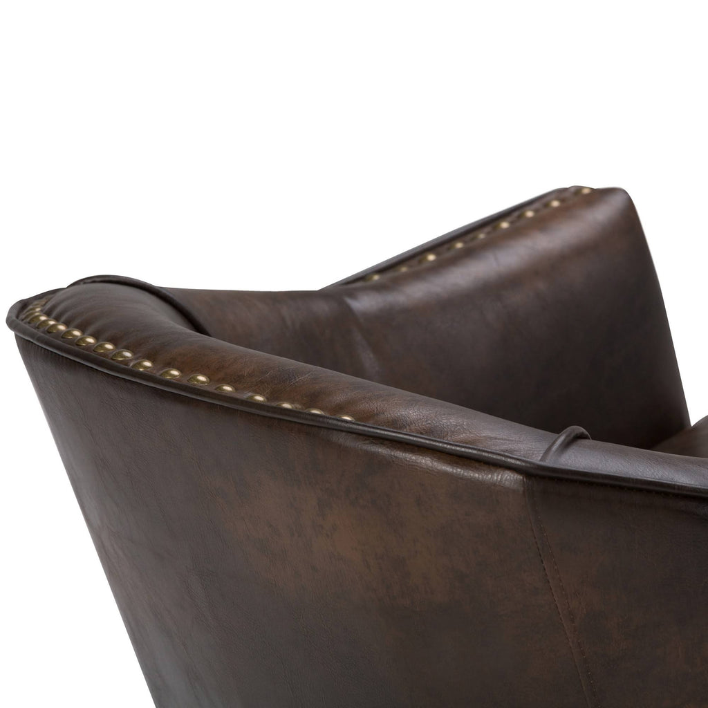 Bonded Leather Tub Chair L29802