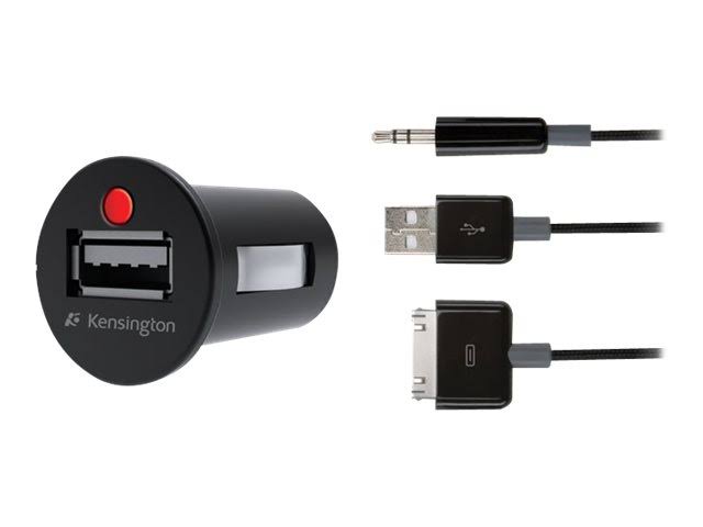 2 in 1 Car Charger AUX Audio Cable L4337