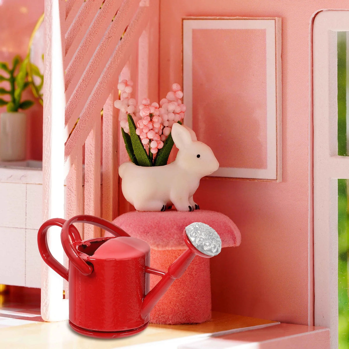 6 Pcs Tin Watering Can W234