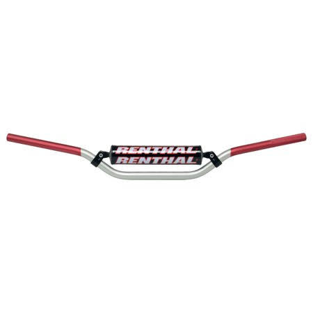 7/8 inch Handlebar Silver/Red I737