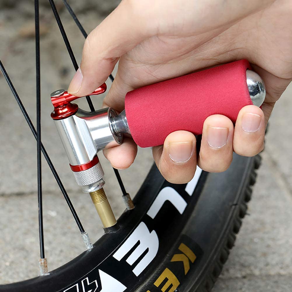 CO2 Bike Tire Inflator with Insulated Sleeve L235