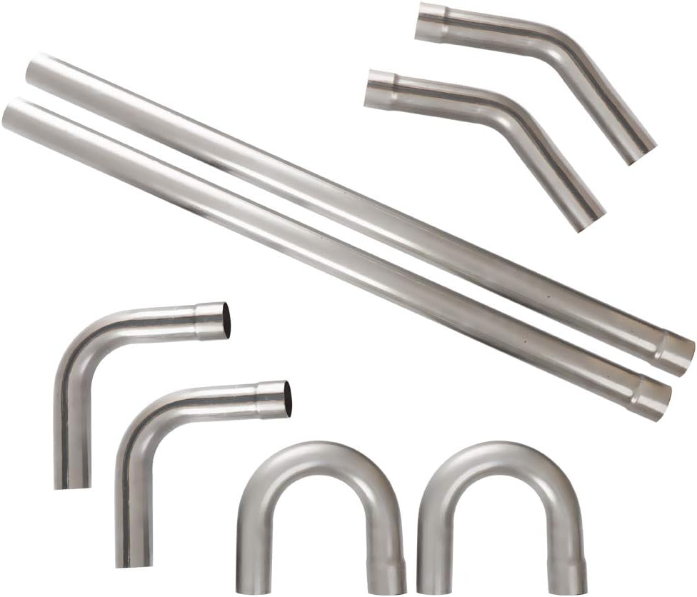 8PCS Mild Steel Exhaust Tubing Kit R3532
