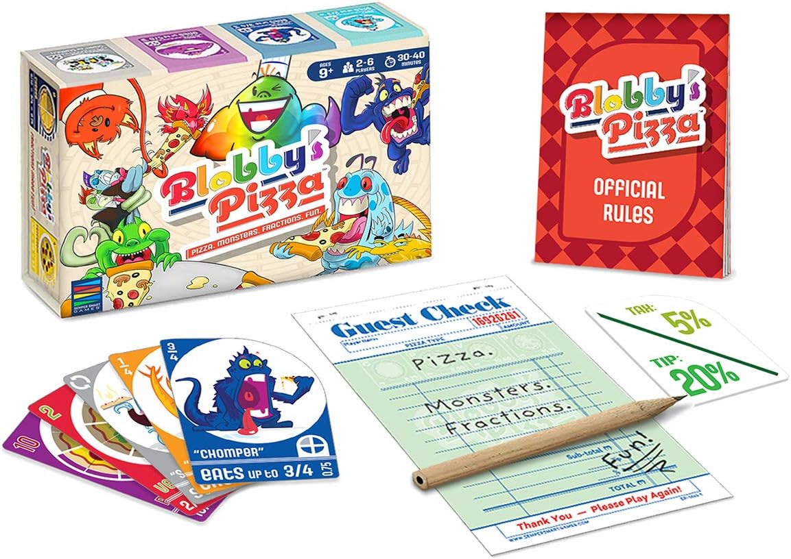 Pizza Math Card Game Pack of 2 M293