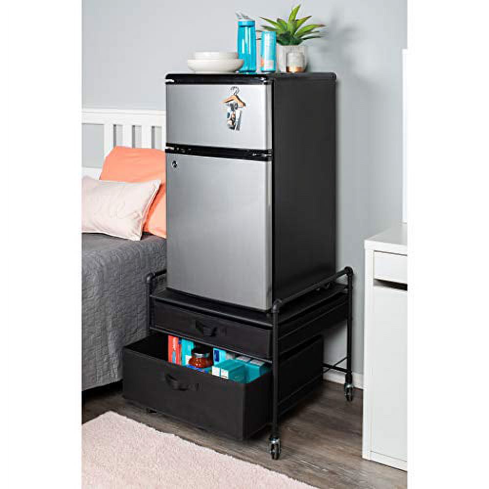 Black Pipe Frame Drawer Organization Stand Z1661