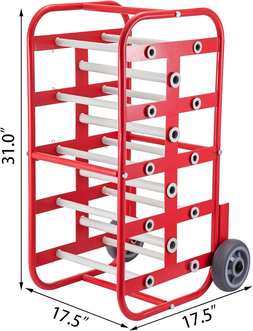 Wire Reel Caddy with Multiple Axles Cable Spool Holder & Dispenser O600329