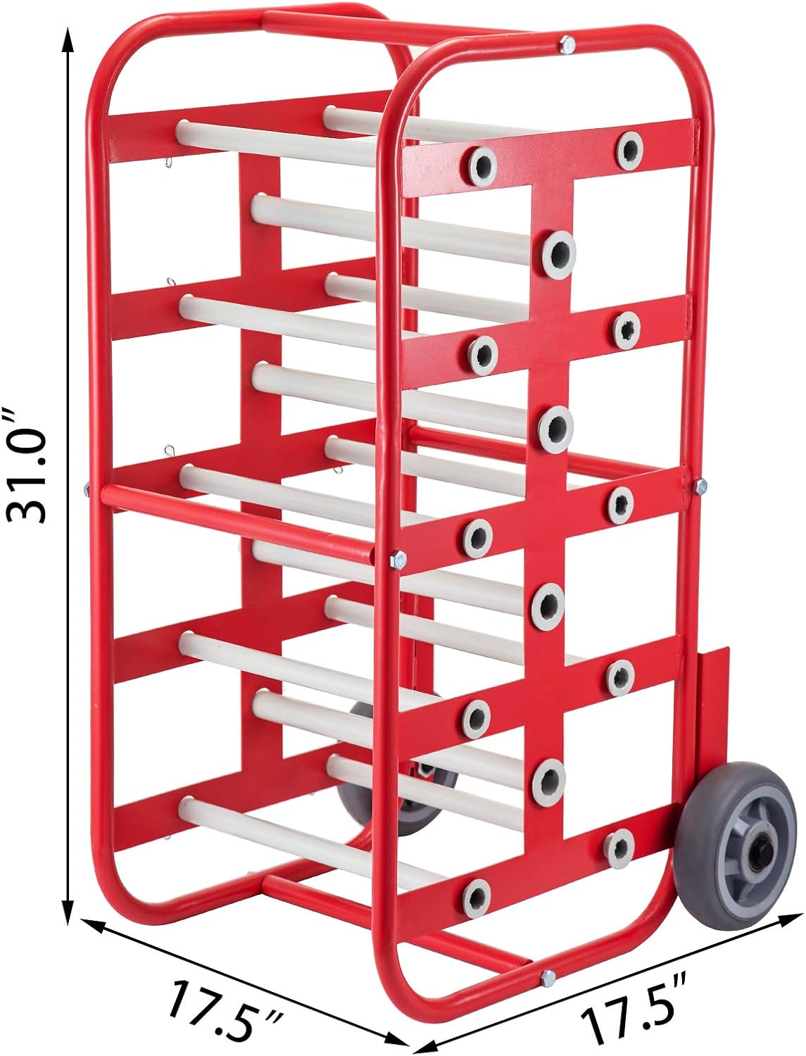 Wire Reel Caddy with Multiple Axles Cable Spool Holder & Dispenser O600329
