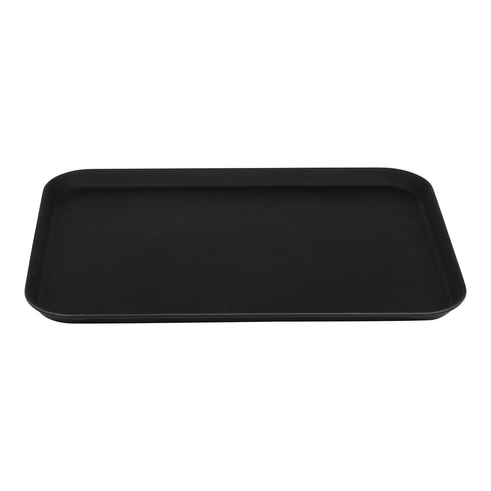 Black Non-Skid Fiberglass Tray - 12/Case S973897