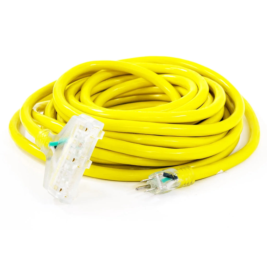 50-Foot 10 Gauge Triple Tap Extension Power Cord E8741