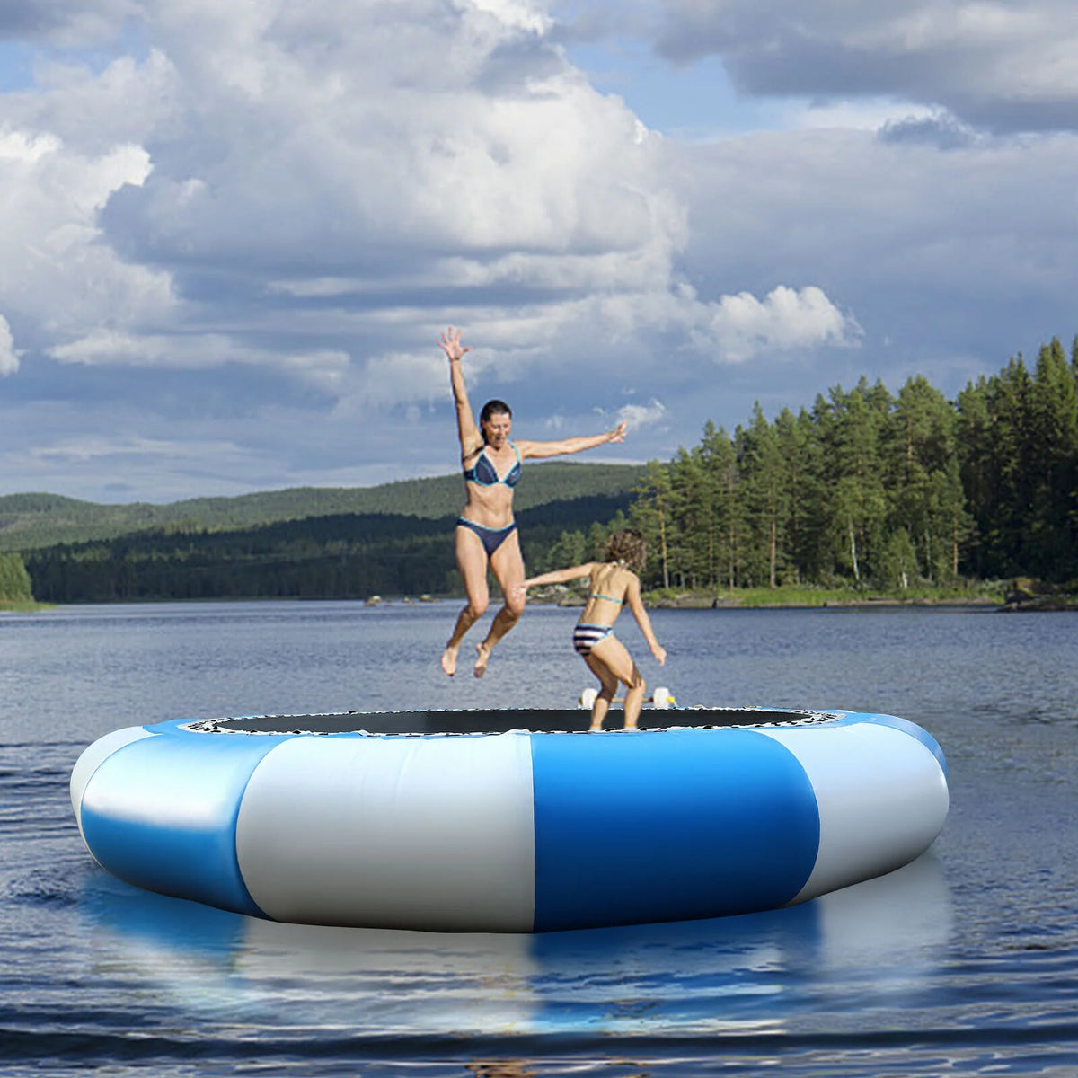 17ft Inflatable Bounce Water Trampoline R71346