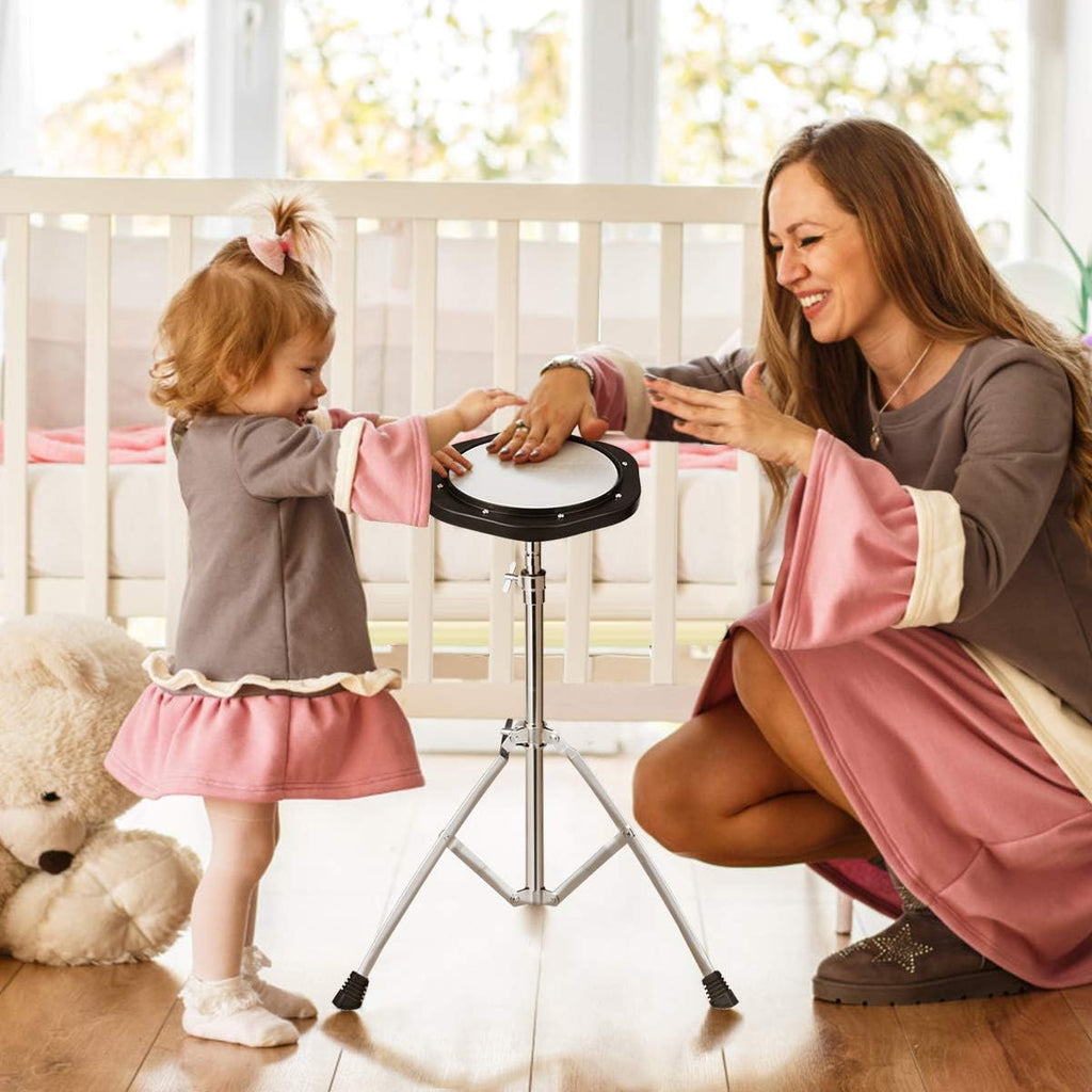 Glockenspiel Bell Kit 30 Notes with Frame, Music Stand, Practice Pad, Bell Mallets, Wooden Drumsticks, Carrying Bag H976468