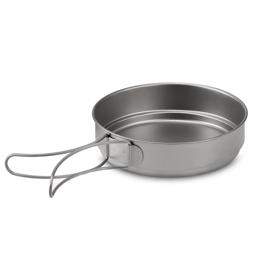 1100ML / 1600ML Folding Handle Pot Pan Set A6068