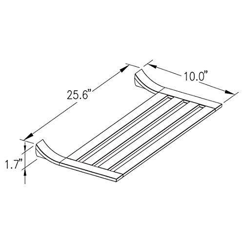 Hotel Shelf Satin Nickel M762961