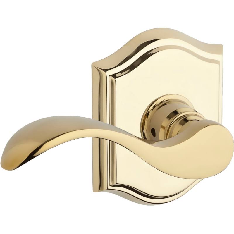 Polished Brass Keyed Entry Leverset O622891