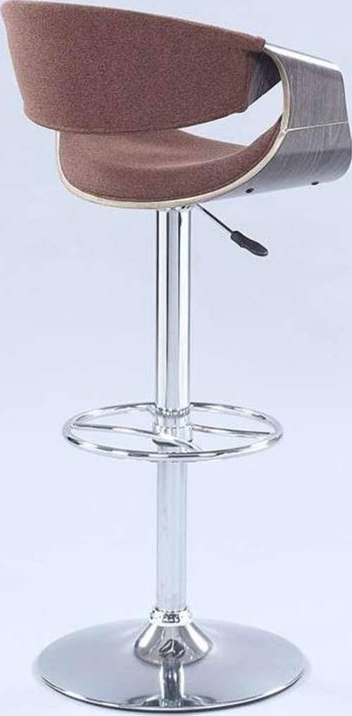 Brown Fabric Adjustable Saddle Seat Stool Q674806
