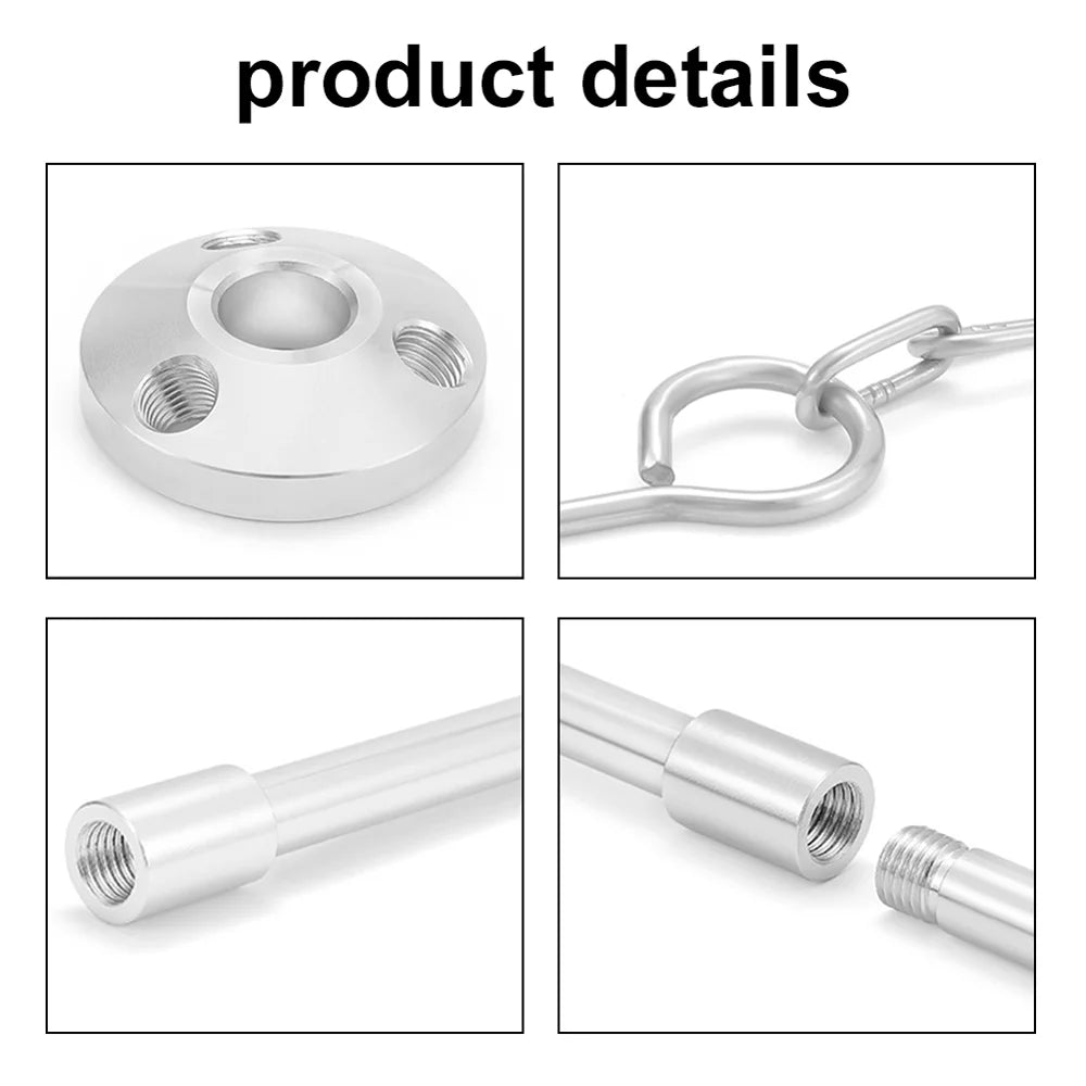 Portable Aluminum Alloy Campfire Tripod Folding Bracket Z9494