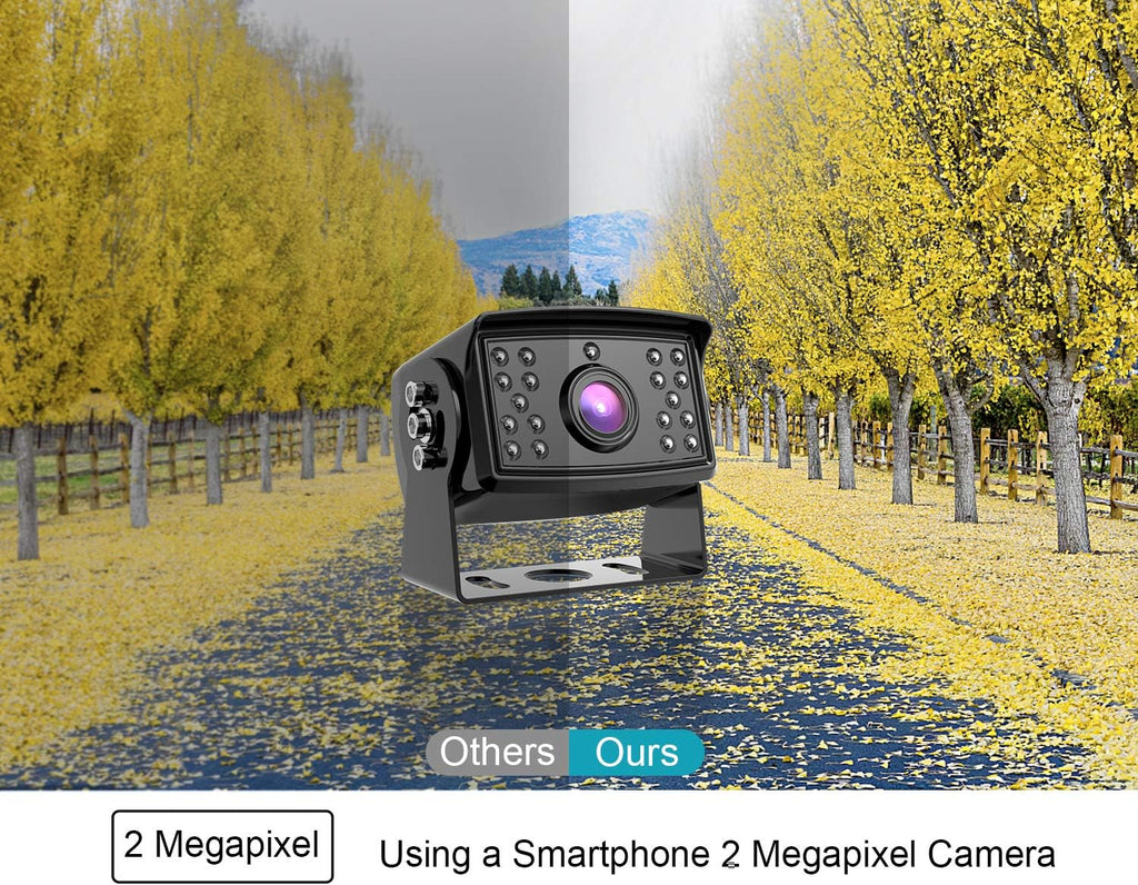 HD Backup Camera System Kit, 7" 1080P Reversing Monitor, IP69 Waterproof Rear View Camera G332