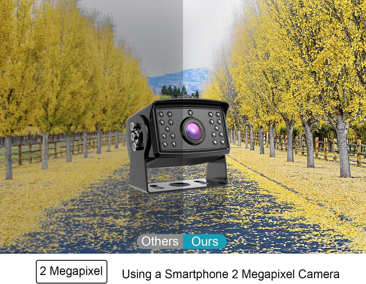 HD Backup Camera System Kit, 7" 1080P Reversing Monitor, IP69 Waterproof Rear View Camera G332