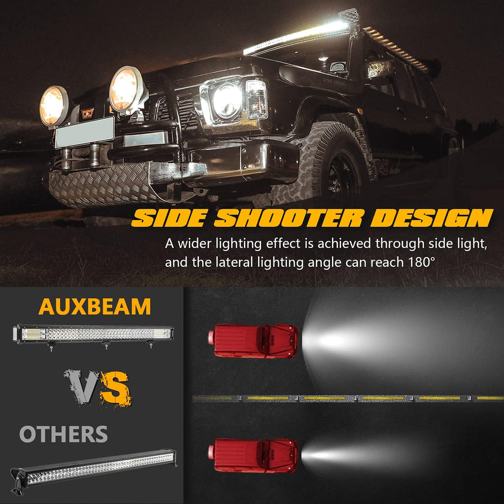 32inch Triple Row LED Light Bar Spot Flood Combo Offroad Light Q20703