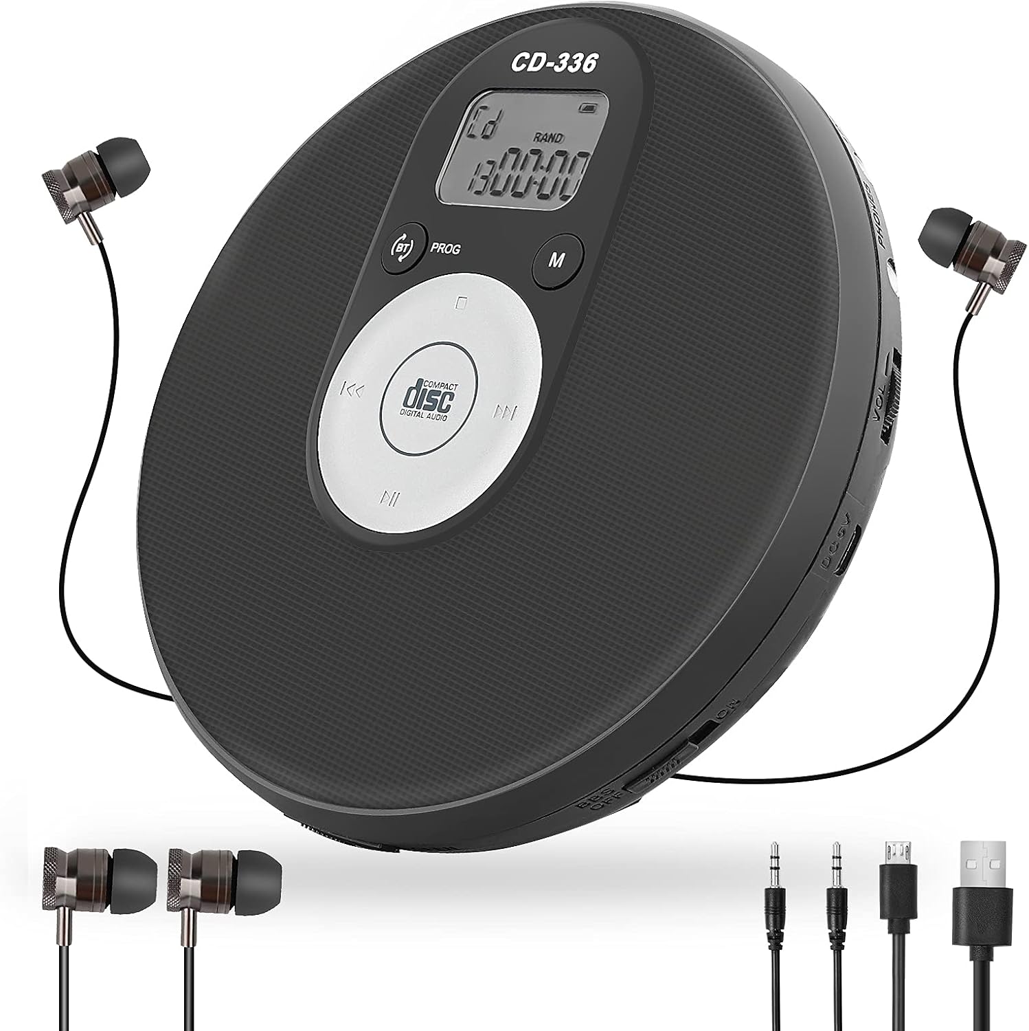 Portable CD Player with Bluetooth, Pack of 2 W7674