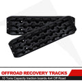 Black Off Road Traction Tracks M5871