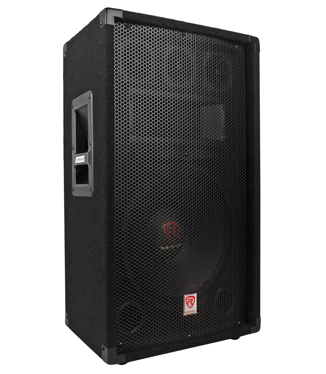 12 3-Way 1000W PA Speakers with Bluetooth Amplifier W146