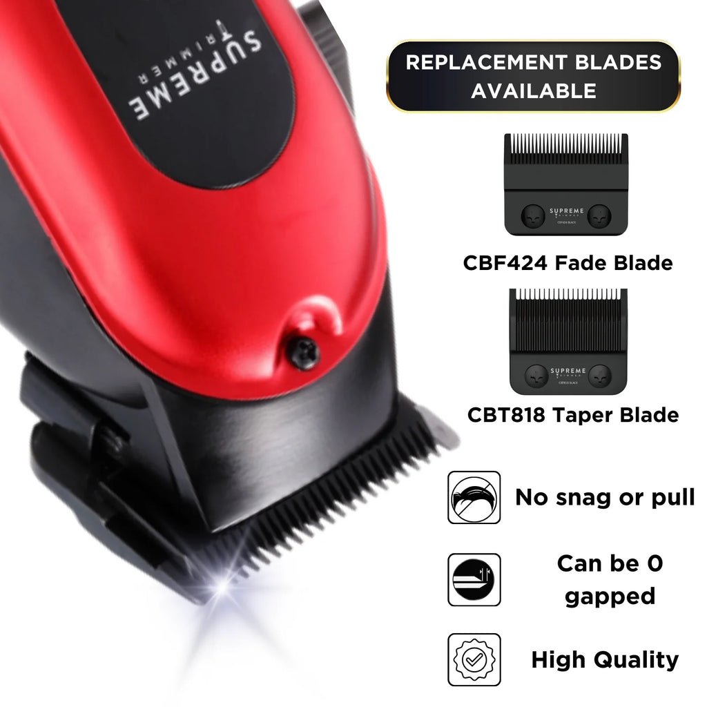 Red Cordless Professional Clipper Set T644523