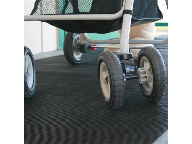 Non-Slip Outdoor Rubber Floor Mat, Black X7599