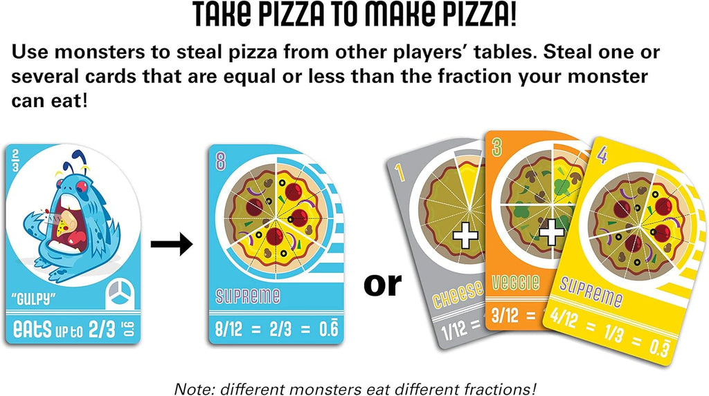 Pizza Math Card Game Pack of 2 M293