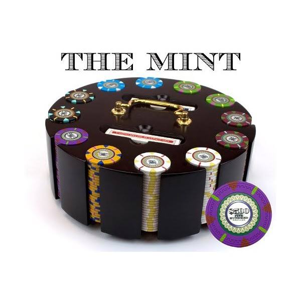 300ct Clay Gaming Chip Set in Carousel O625
