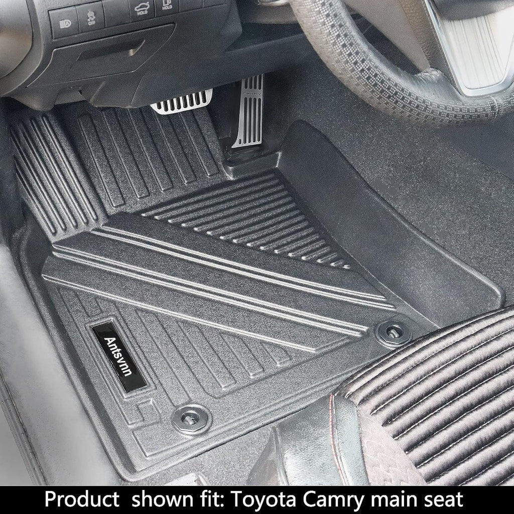 Black Rubber Floor Mats and Cargo Liner for Toyota Camry V494