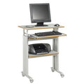 Adjustable Stand-Up Workstation AV Cart Gray R118
