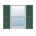 Forest Green Vinyl Open Louver Shutters X97514