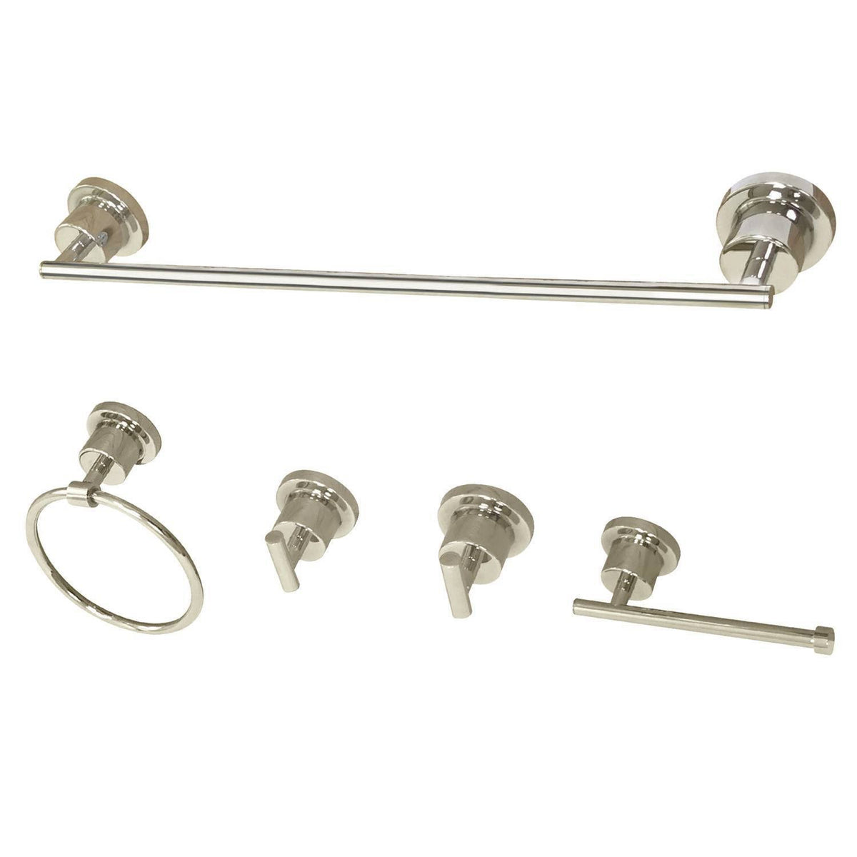 Polished Nickel Bathroom Accessory Set G889