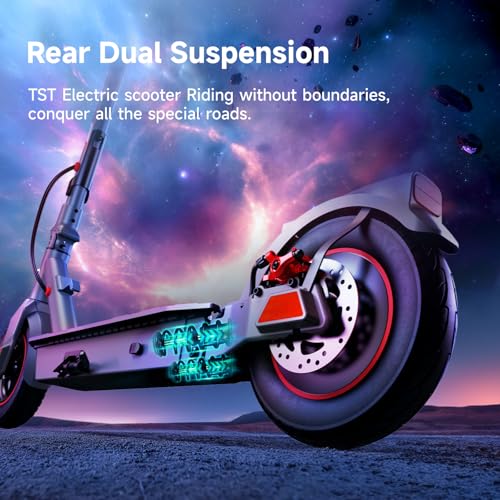 19/20 Mph 20/30 Miles Range Dual Suspension Folding Electric Scooter K723