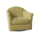 Spring Yellow Swivel Barrel Chair E152934
