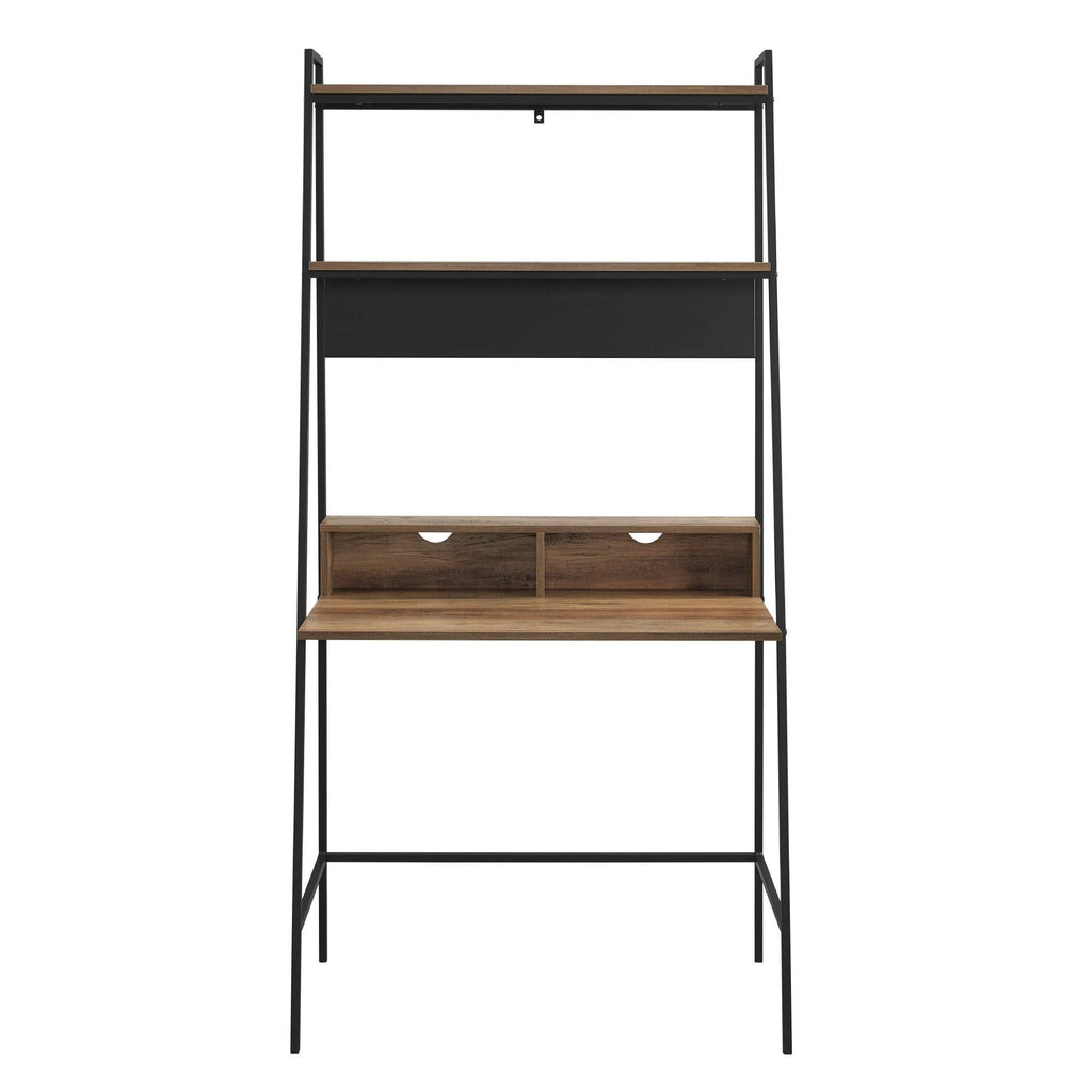 Metal Frame Ladder Shelf Desk W23336
