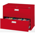 Red 2-Drawer Lateral File O198