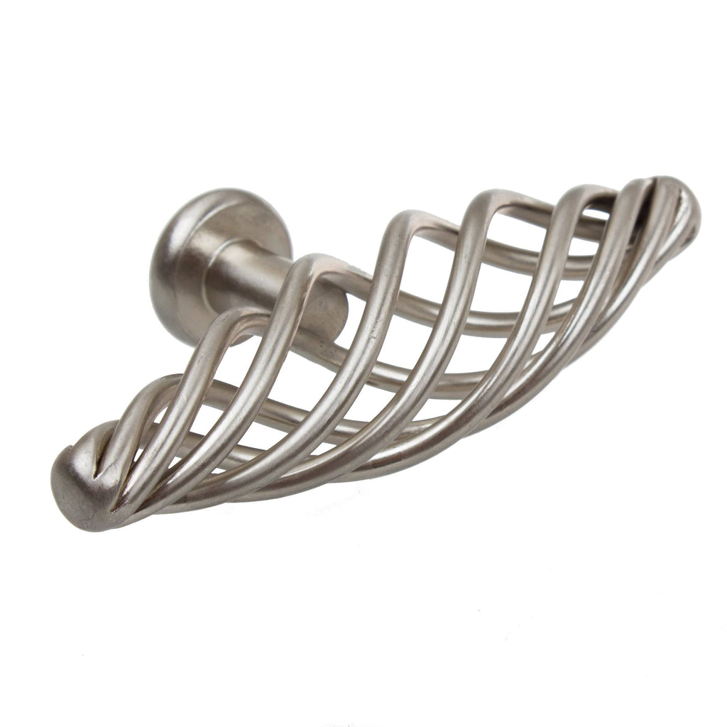 Satin Nickel Oversized Birdcage Cabinet T-Knobs Pack of 25 U89588