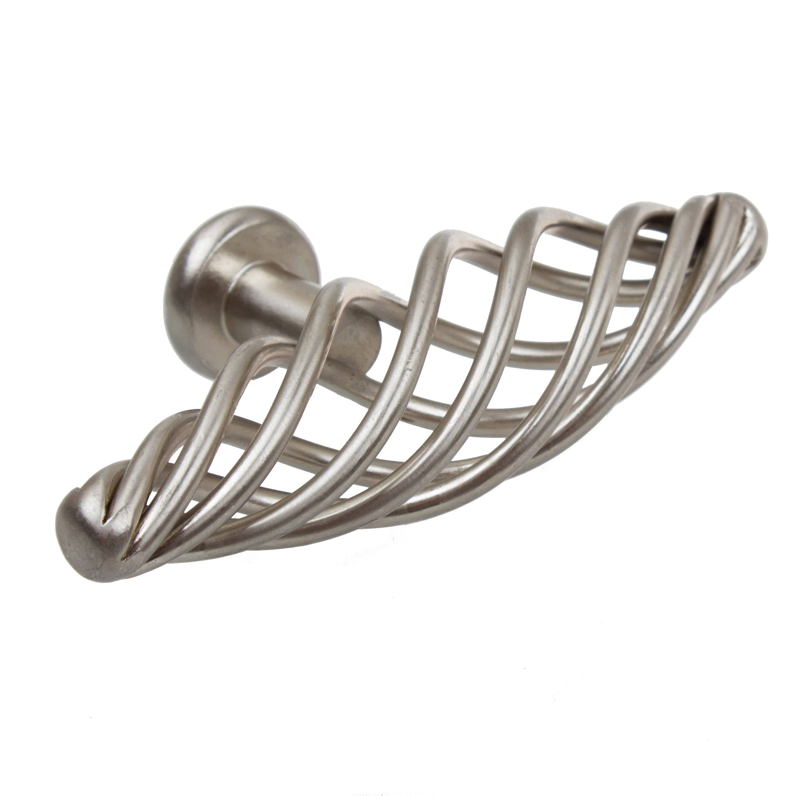 Satin Nickel Oversized Birdcage Cabinet T-Knobs Pack of 25 U89588