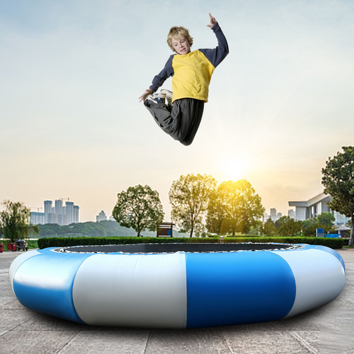 17ft Inflatable Bounce Water Trampoline R71346