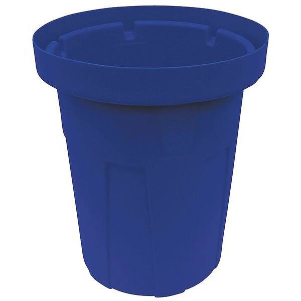 40 gal. Polyethylene Round Trash Can V441