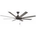 Matte Greige Ceiling Fan D2231