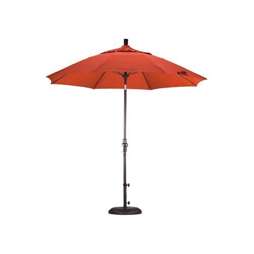 9 ft. Fiberglass Market Umbrella Collar Tilt Black V555