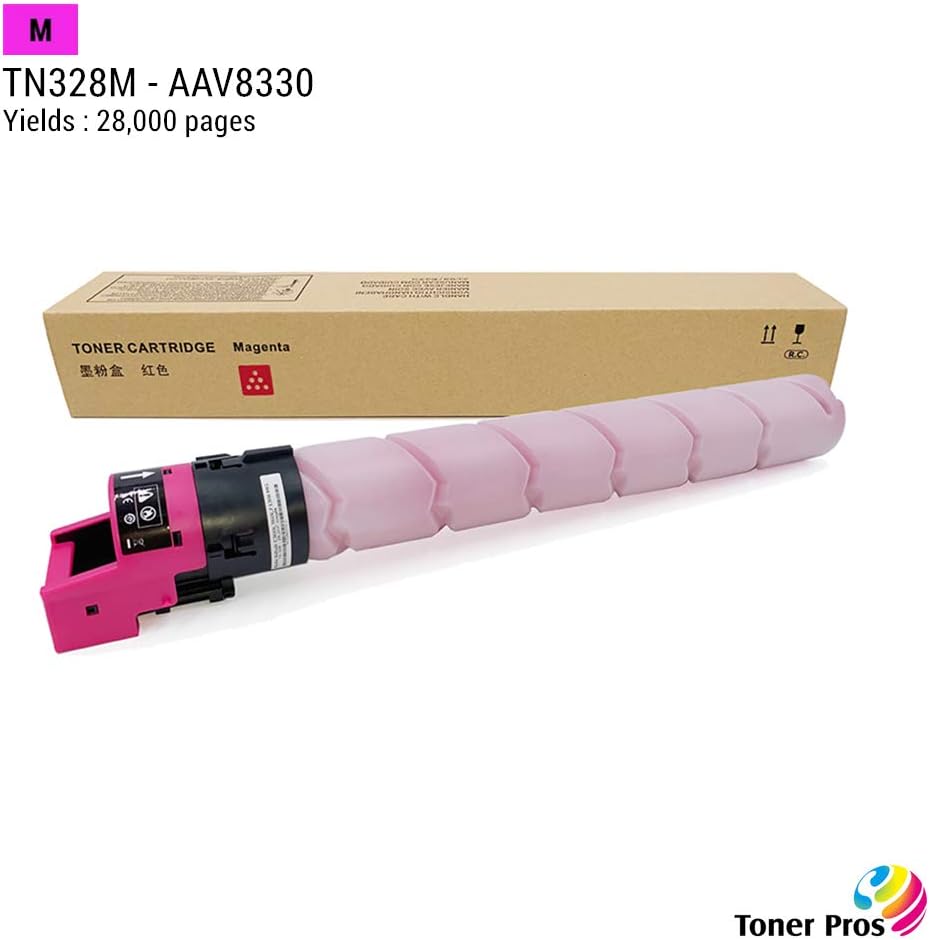 TN-328 Toner Cartridge 4 Color Pack for Konica Minolta Bizhub C250i C300i C360i Printer S682928