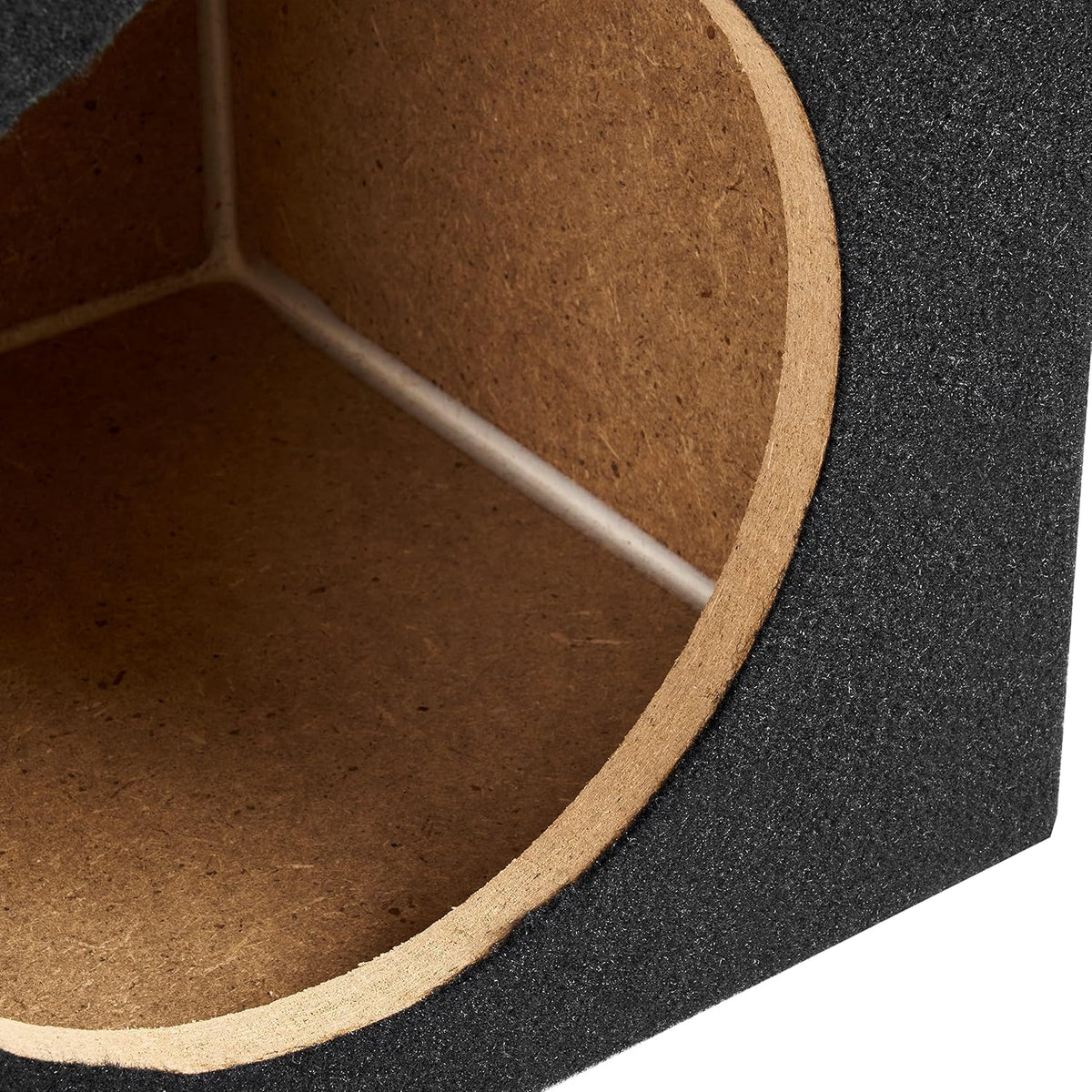 Single 12” Sealed MDF Black Carpeted Subwoofer Enclosure Pack of 2 P495177