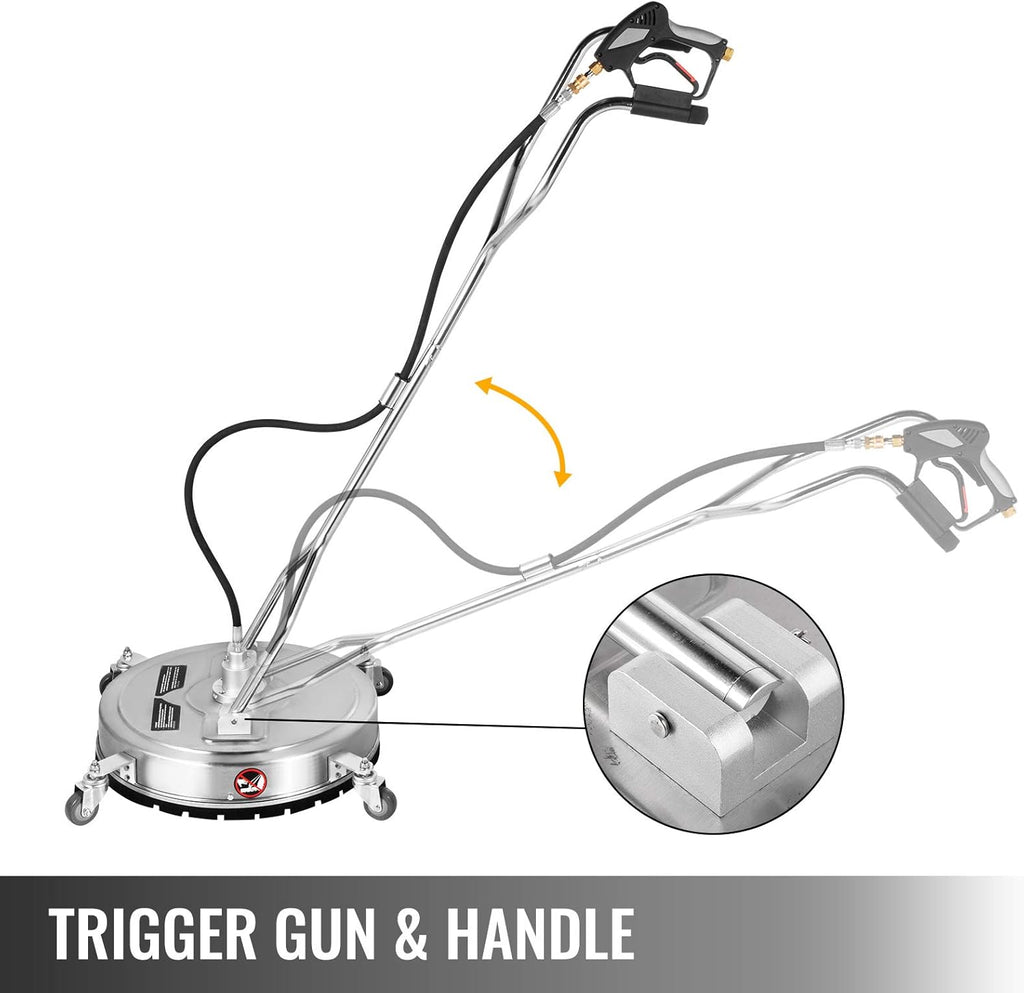 20 inch Surface Cleaner for Pressure Washer with 3/8 Quick Connector I722