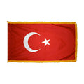 3ft. x 5ft. Turkey Flag with Side Pole Sleeve and Fringe G8615