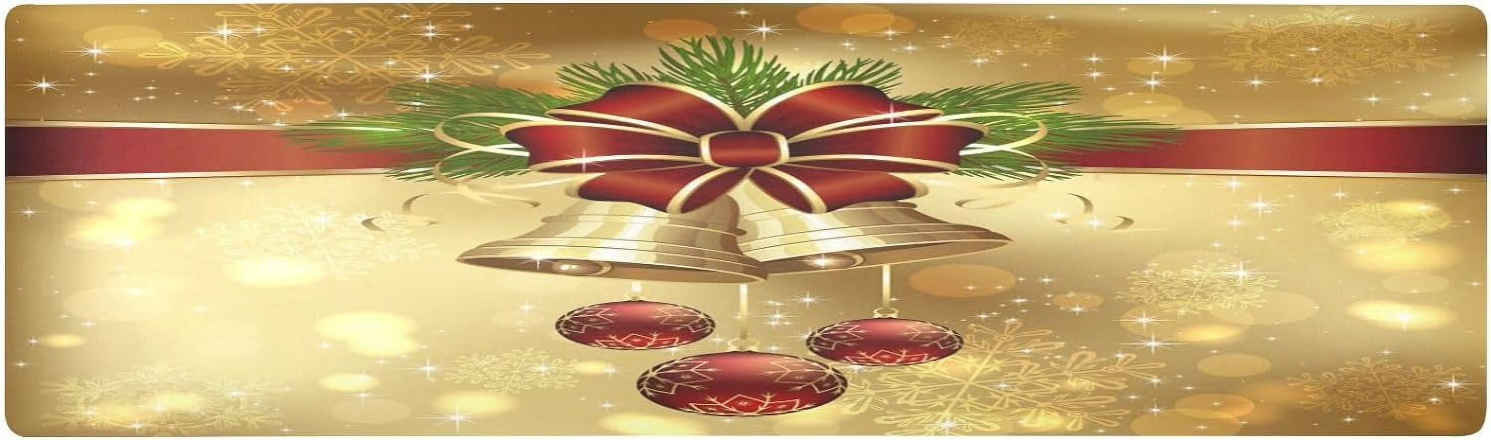 Red Bow Pot Holders Trivets Table Runner B91230