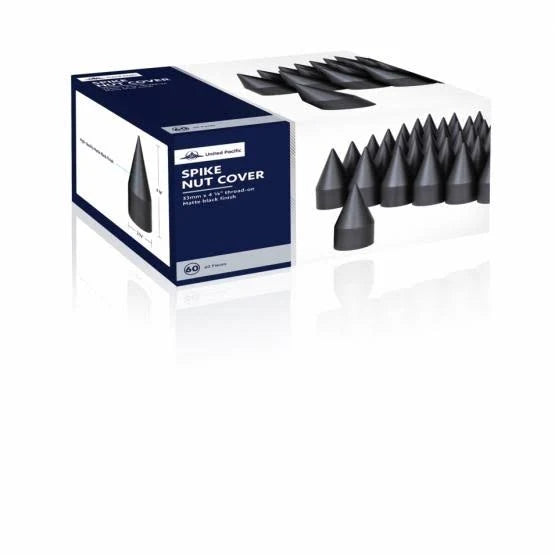 Black Spike Nut Cover (60 Pack) T608